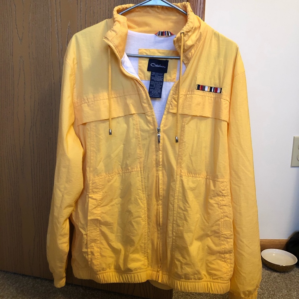 Yellow light weight jacket
